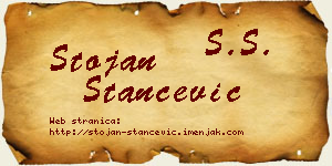 Stojan Stančević vizit kartica